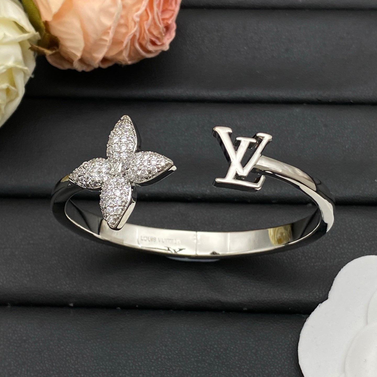 LV Silver Bangle