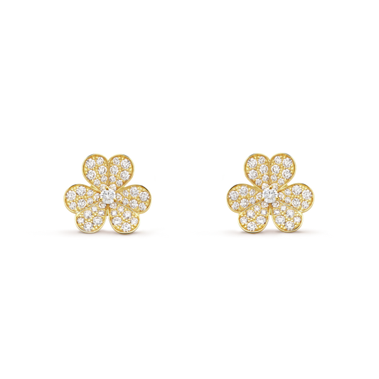 18K Yellow Gold Frivole Small Model Earrings